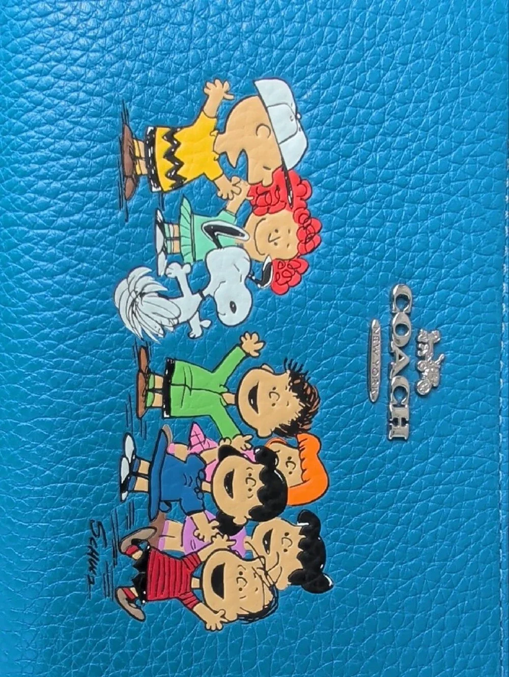 Coach x Peanuts/Snoopy Full Sized Wallet With Wristlet Strap (C4603) NWT